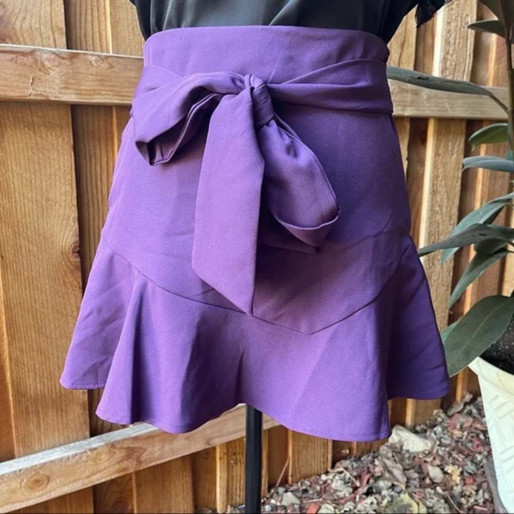 Zara Mini Flare Purple Skort